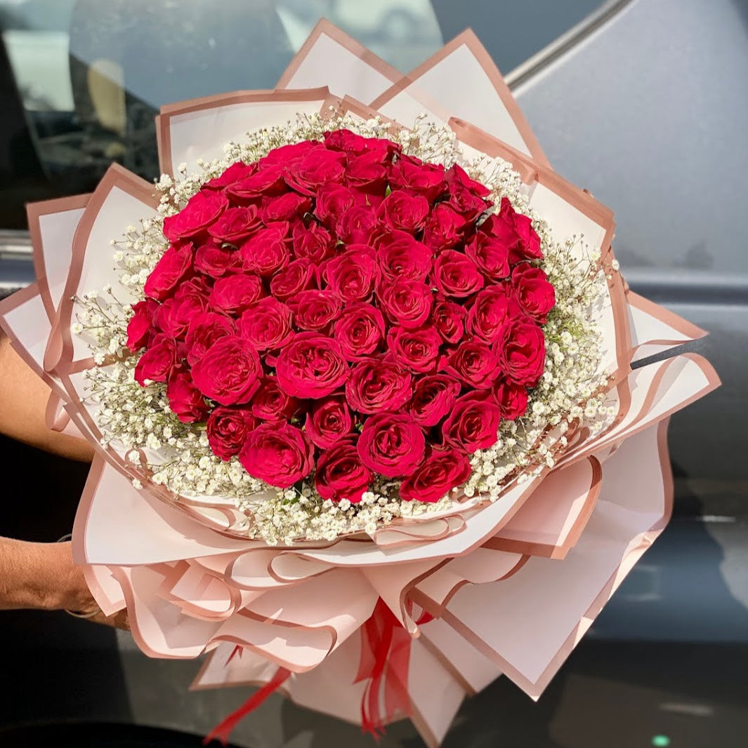 50 Red Rose Opulence