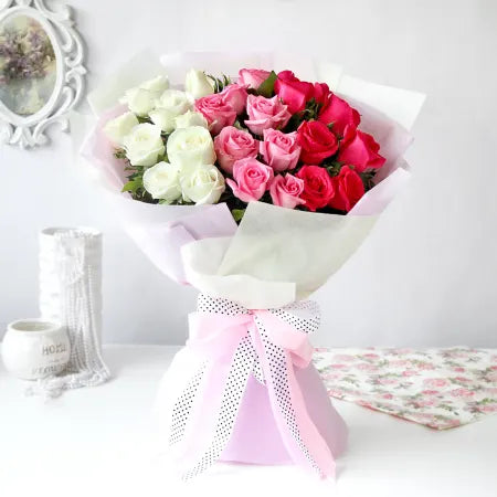 Bouquet of Ombre Roses